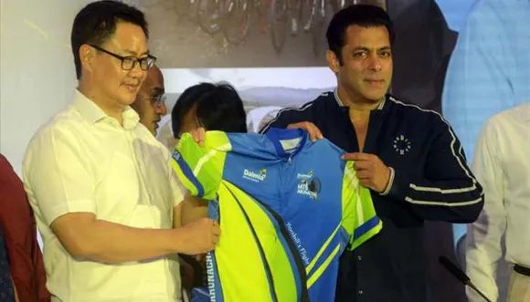 Salman contributes Rs 22 lakh for Arunachal Bicycle Race