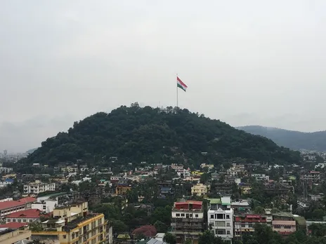 Majestic Tri Colour atop Guwahati