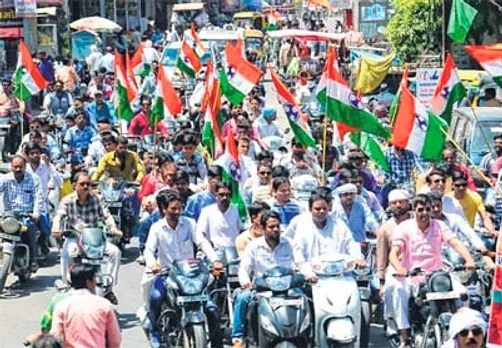 Youth Congress launches SHAKTI app at Rajiv Bhawan