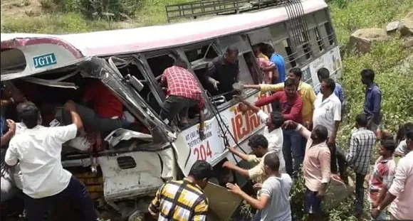 57 Dead in Telangana Bus Accident