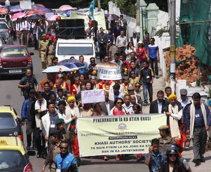 Shillong rallies for inclusion of Khasi language in 8th schedule