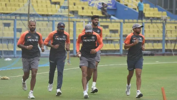 India sweat it out ahead of Barsapara ODI