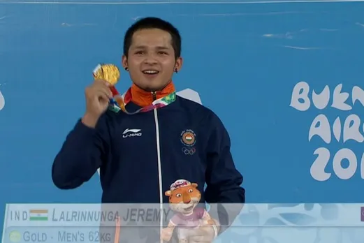 Mizo weightlifter wins Gold in Youth Olympics
