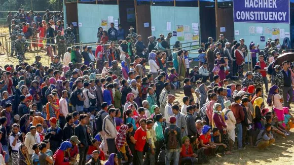 73% voter turnout in Mizoram, 65.5% in MP