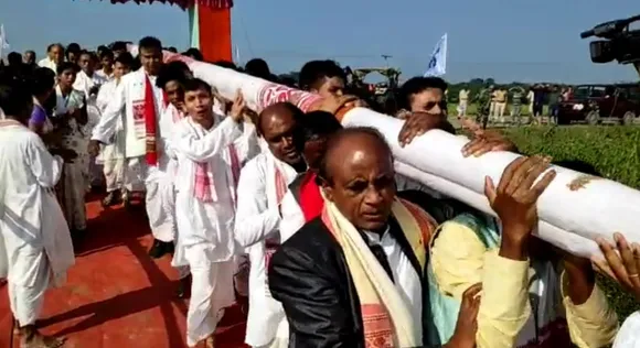 Laikhuta of 88th session of Srimanta Sankardev Sangha erected