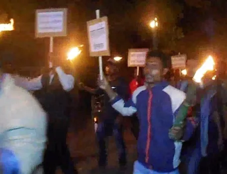Torch rally against Citizenship Bill at Chapanala