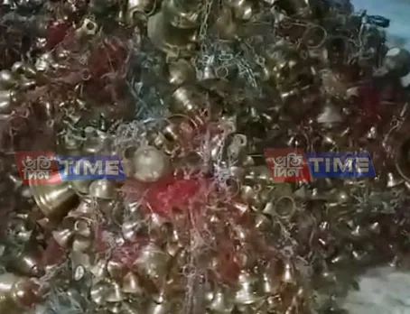Bells robbed from Tilinga mandir, two detained