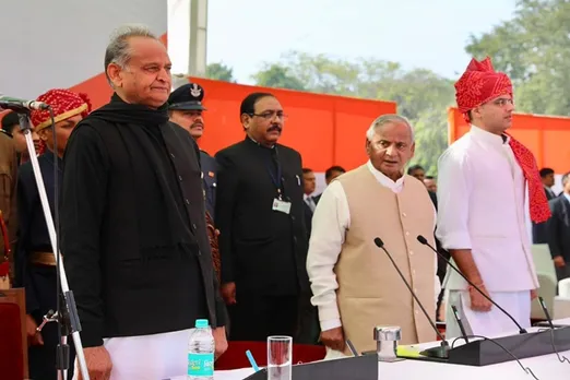 Ashok Gehlot takes oath as Rajasthan CM