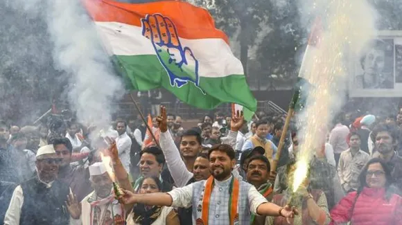 Cong set to form government in C’garh, MP and Rajasthan
