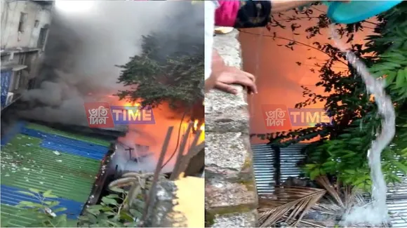 Massive fire breaks out at Fancy Bazar