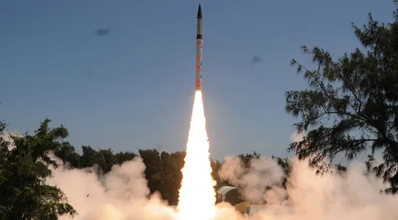 India test fires Agni-V missile