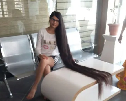 Indian teen’s long hair sets Guinness record