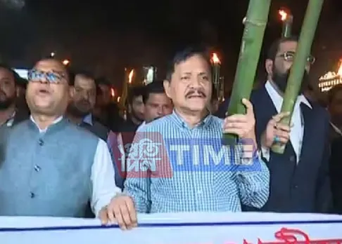 AASU Takes Out Torchlight Rally across Assam