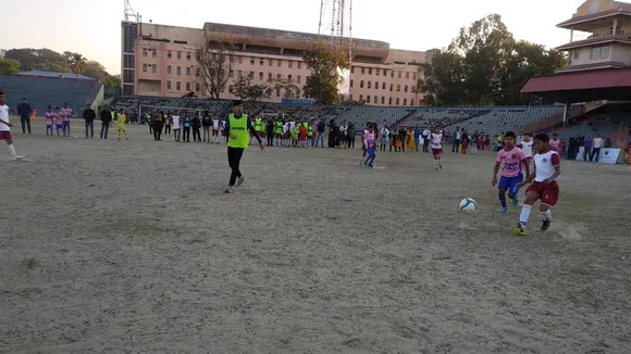 Budding young football players shine in GGBL