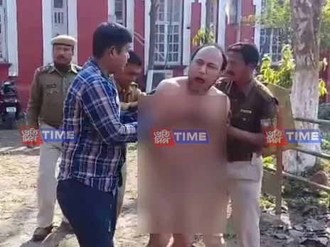 Man Stages Naked Protest In Jorhat