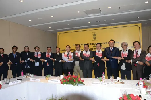Sonowal interacts with envoys of ASEAN and BBN countries
