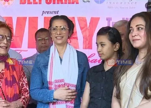 Manisha Koirala in Guwahati; takes part in Cancer awareness