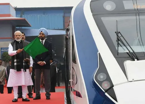 PM Modi Flags Off Vande Bharat Express