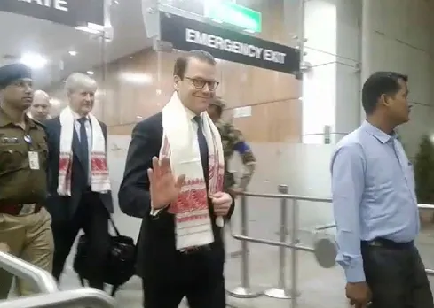 Prince Daniel of Sweden visits Assam