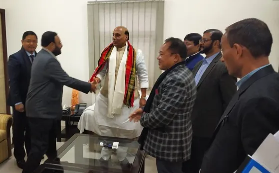 CAB: NE regional parties call on Rajnath Singh