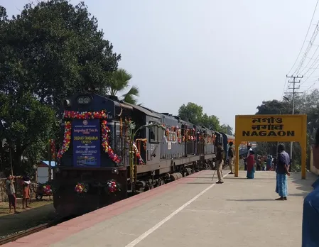 Train connecting Silghat-Chennai flagged off