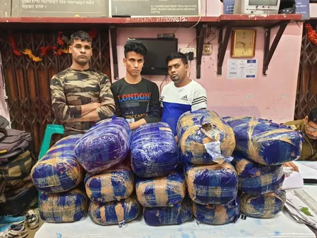 70 kg cannabis seized, four detained