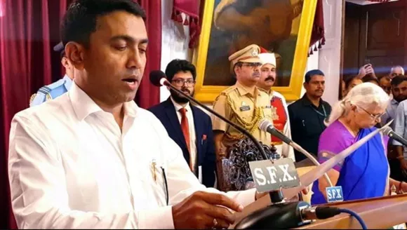 BJP MLA Pramod Sawant takes oath as new Goa CM