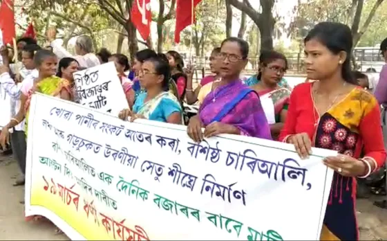 CPI(M) protest seeking supply of drinking water