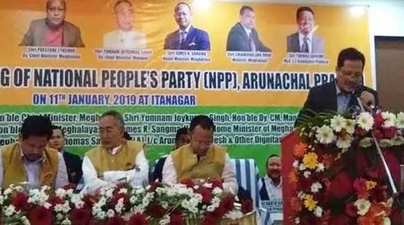 BJP Ministers, MLAs join NPP in Arunachal