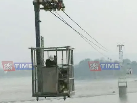 Trial run of Guwahati-North Guwahati ropeway conducted