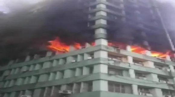 Massive fire breaks out at CGO Complex in Delhi