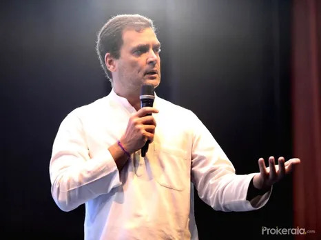 Rahul Gandhi interacts with students in Manipur