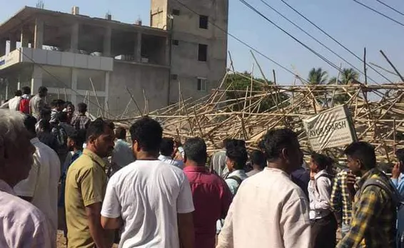 1 Dead, As Building Collapses in K’Taka