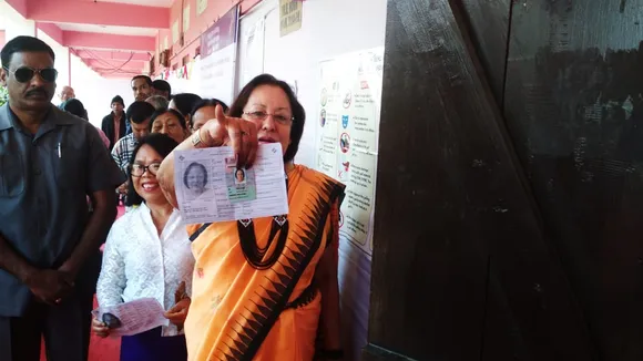 Heptulla becomes first governor to cast vote