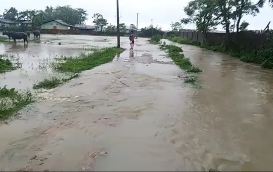 Heavy incessant rains leads to artificial flood in Numaligarh