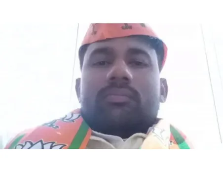 Anti CAB naked protester joins BJP