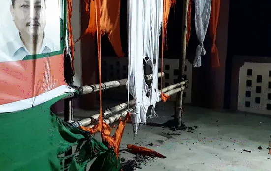 Miscreants Burn Down Queen Oja’s Campaign stage