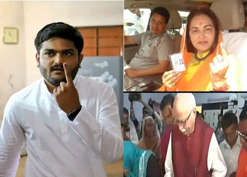 In Pics: National Leaders Cast Vote