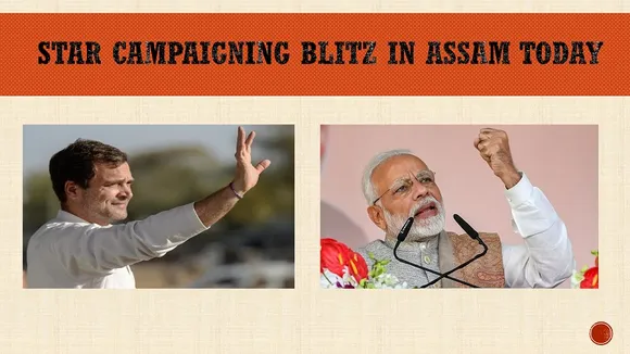 Star campaigning blitz in Assam today