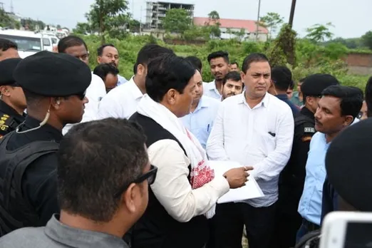 Sonowal inspects Numaligarh-Dibrugarh four laning