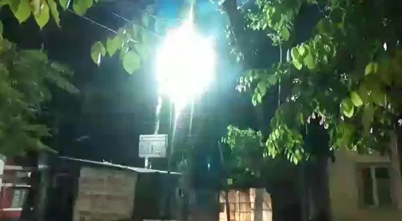 WATCH | Transformer catches fire in Guwahati
