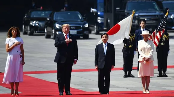 Trump meets Japan’s new Emperor