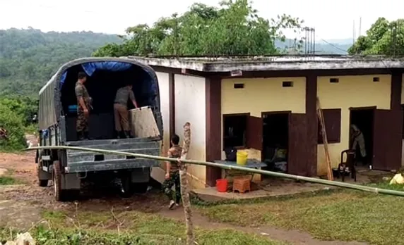 Border Outpost Demolished in Karbi Anglong