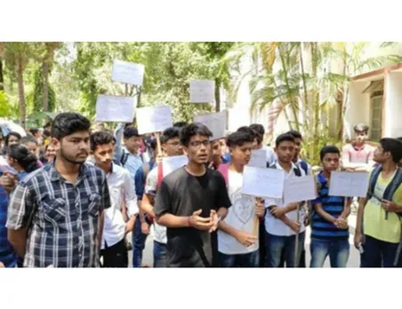 Cotton University Students’ Stages Protest Against Uniforms