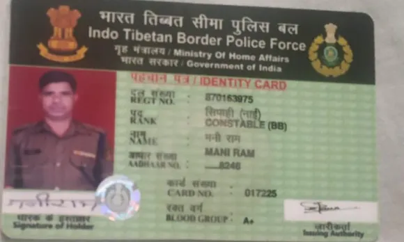 ITBP Jawan Falls to Death