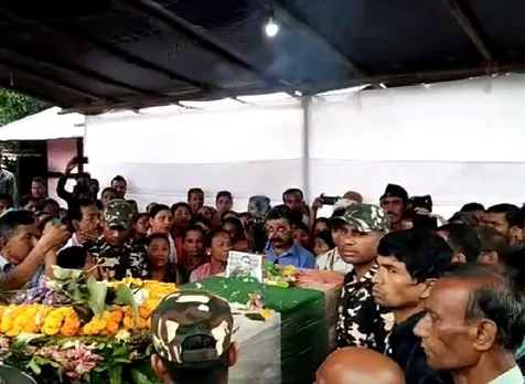 Last Rites of Martyr Niraj Chetry Performed