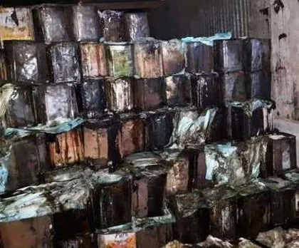120 tins of Molasses seized