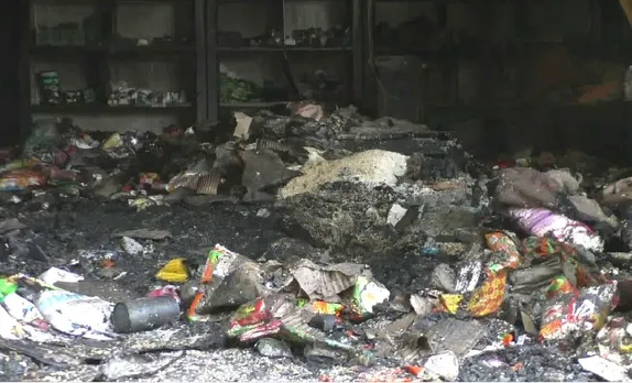 Massive Fire Breaks Out at North Guwahati
