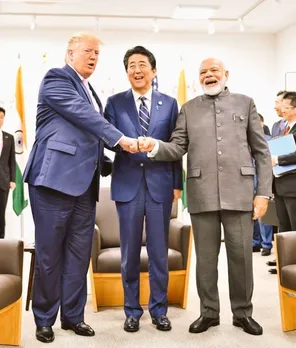 Modi meets POTUS, Japanese PM ahead G-20
