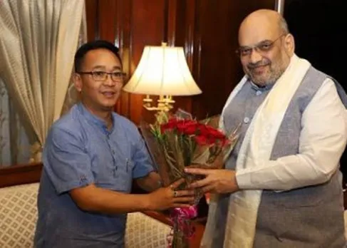 Sikkim CM Meets Amit Shah